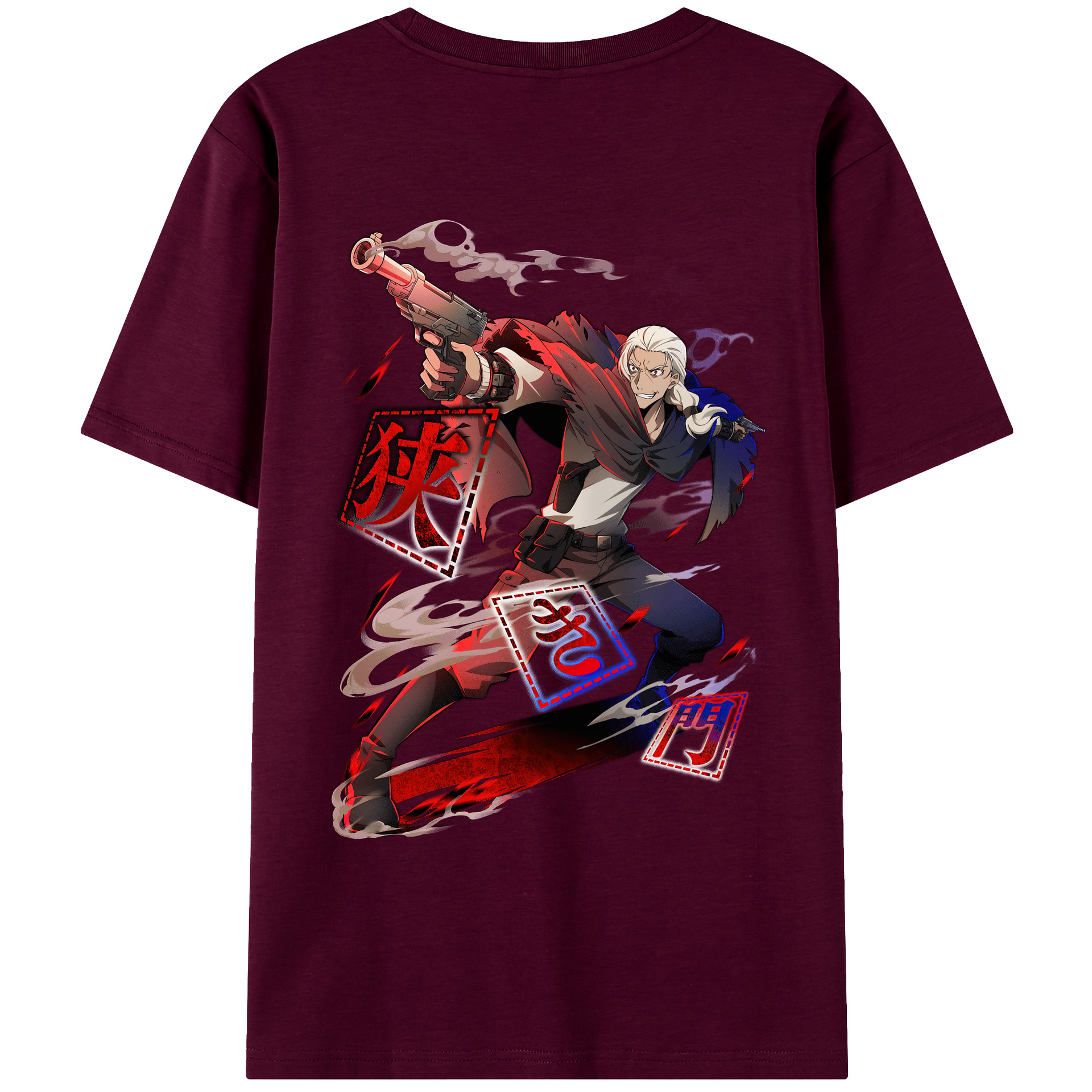 （画像用） 文豪ストレイドッグス Bungo Stray Dogs レディース半袖Tシャツ(バックプリント)
